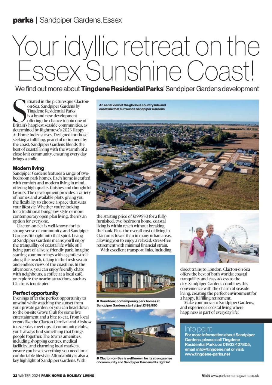 Park Home & Holiday Living Preview Pages