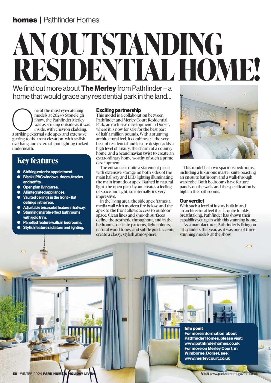 Park Home & Holiday Living Preview Pages