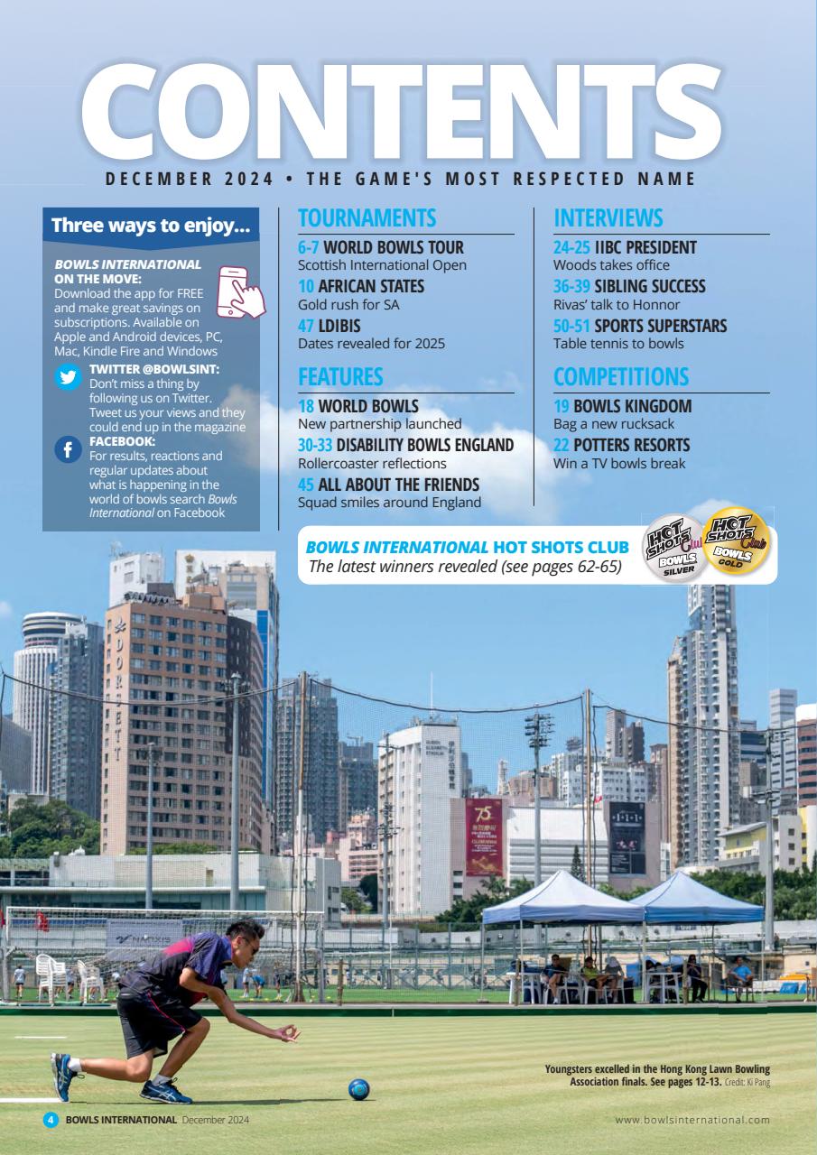 Bowls International Preview Pages
