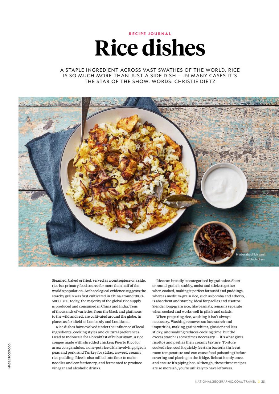 National Geographic Traveller Food Preview Pages