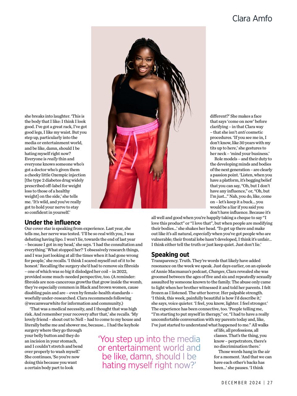 Women's Health Preview Pages
