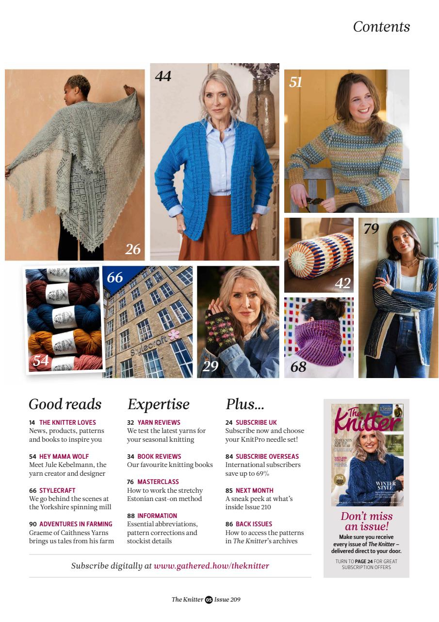 The Knitter Preview Pages