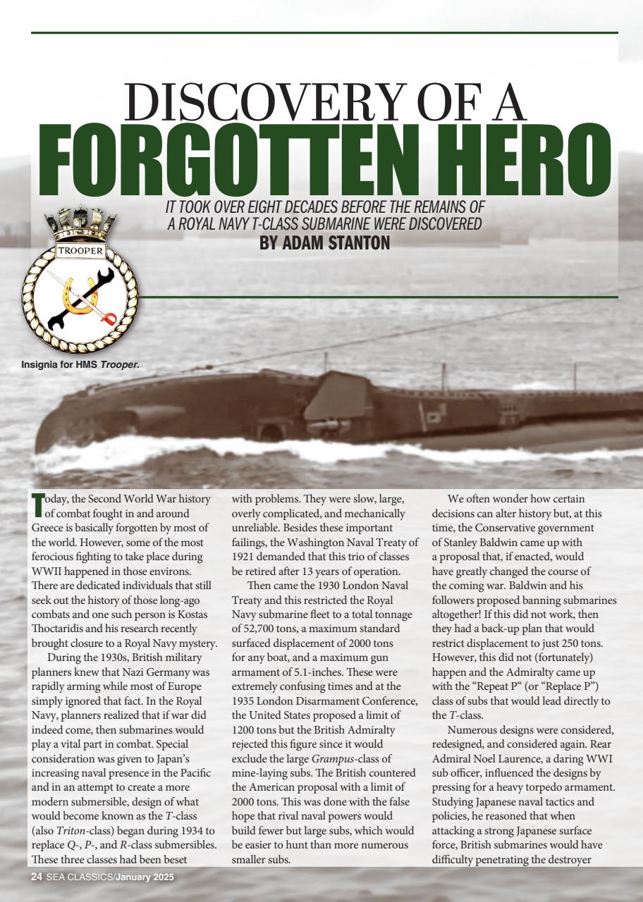 Sea Classics - Where History Sets Sail Preview Pages