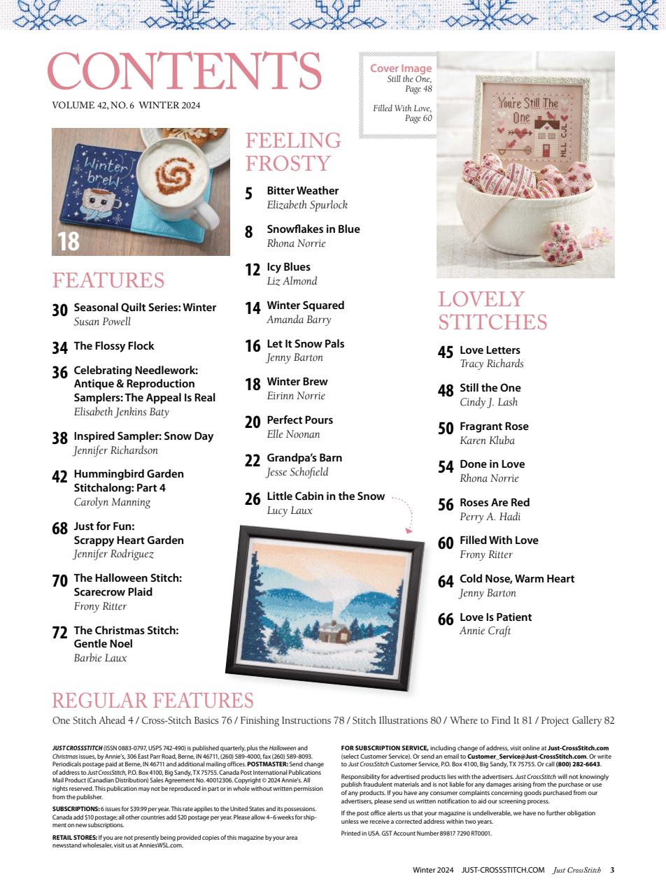 Just CrossStitch Preview Pages