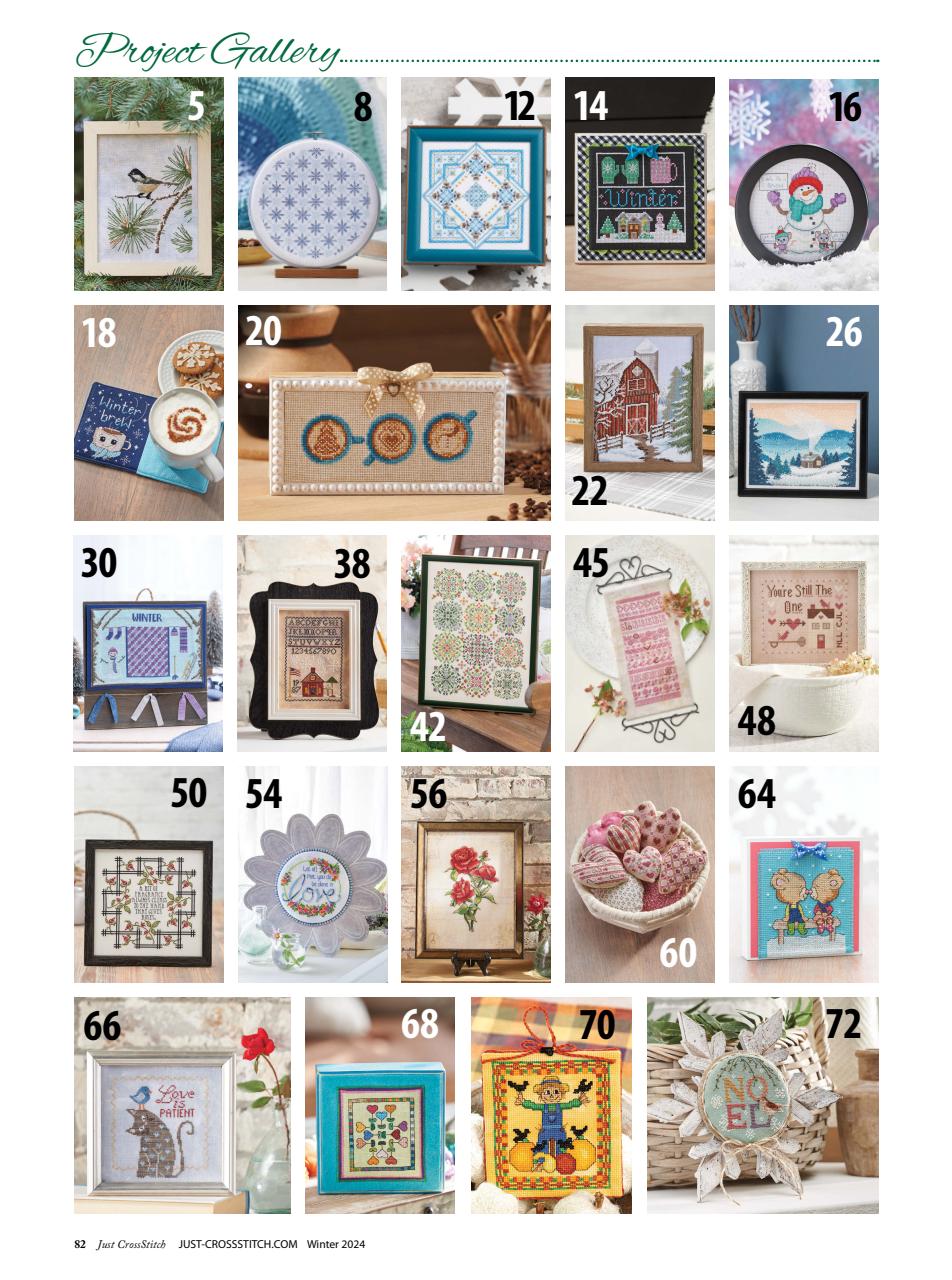 Just CrossStitch Preview Pages