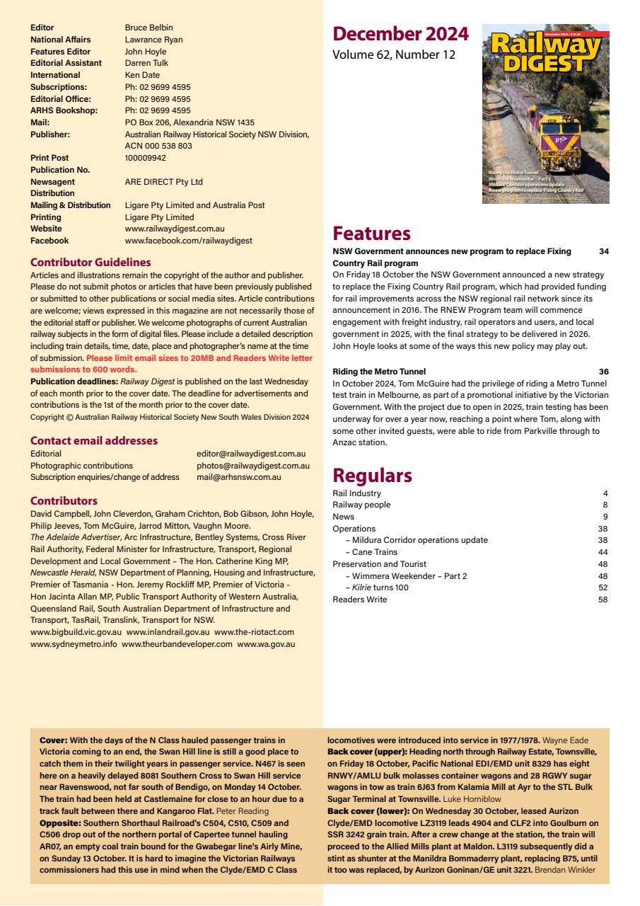 Railway Digest Preview Pages