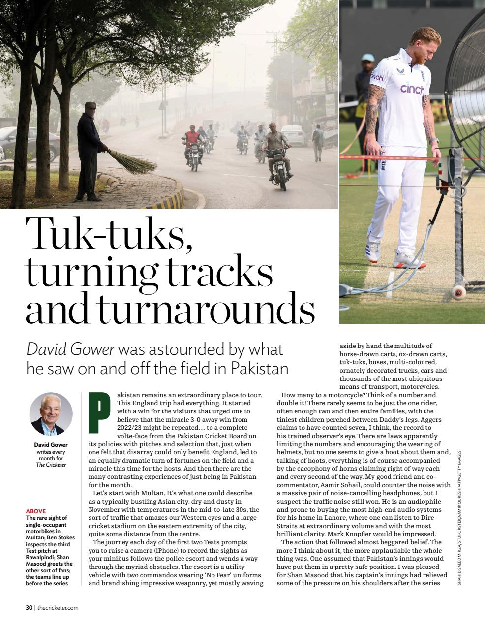 The Cricketer Magazine Preview Pages