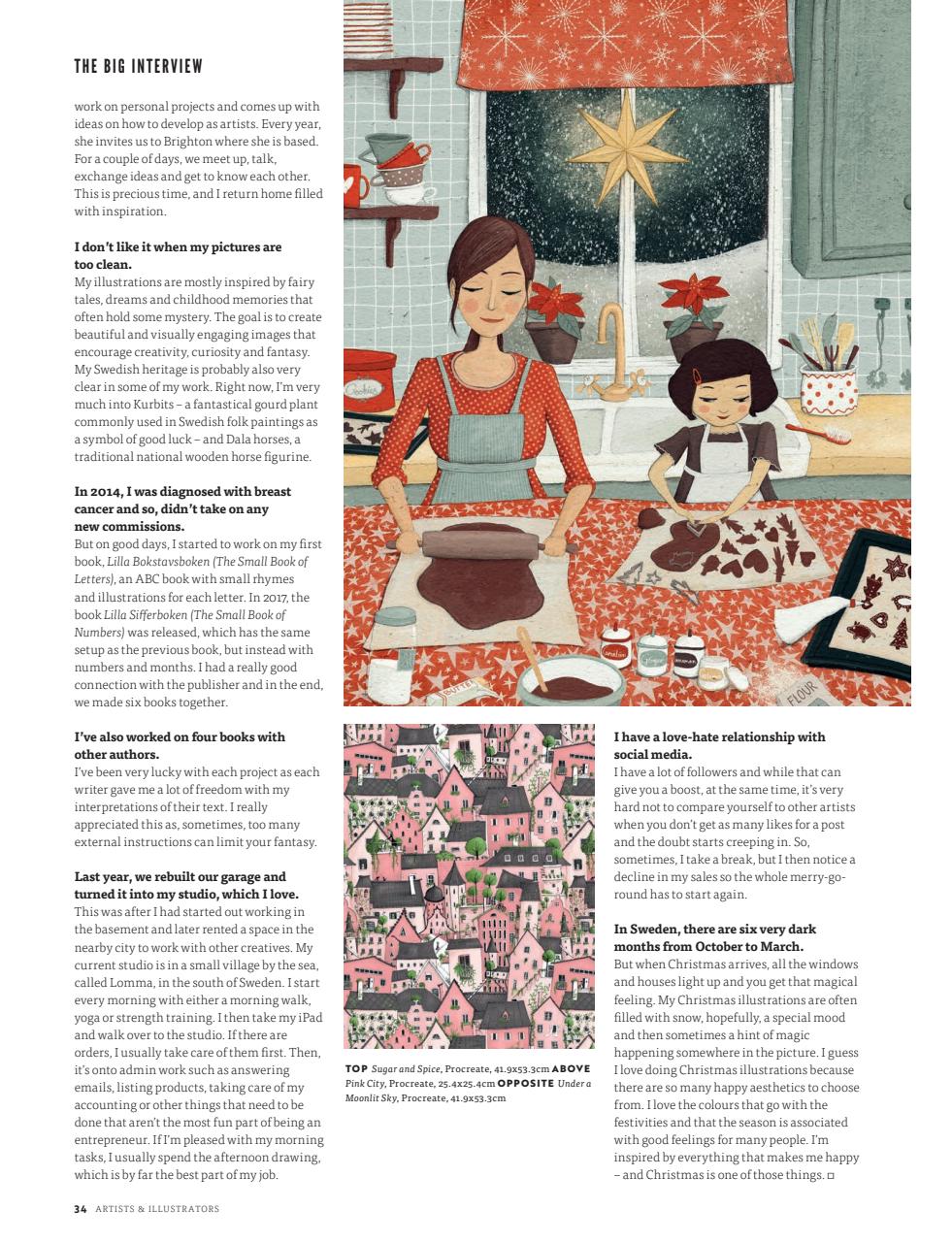 Artists & Illustrators Preview Pages