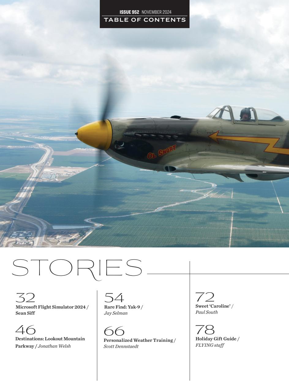 FLYING Magazine Preview Pages