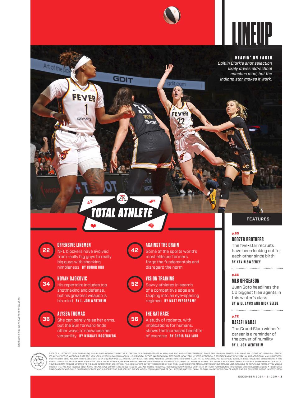 Sports Illustrated Preview Pages