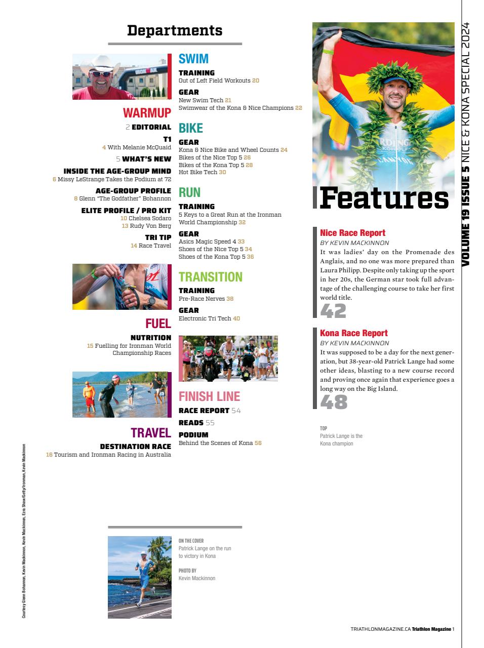 Triathlon Magazine Canada Preview Pages