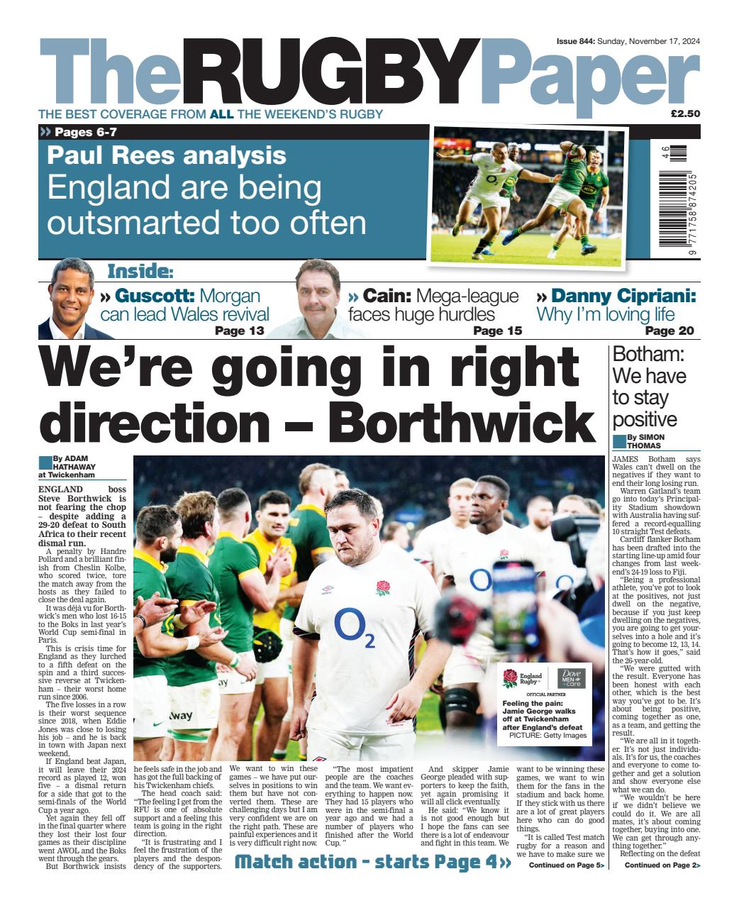 The Rugby Paper Preview Pages