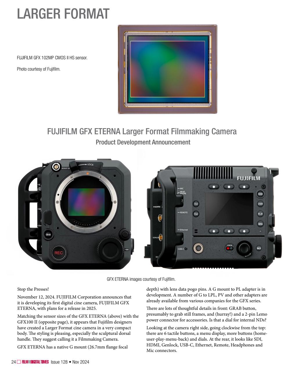 Film and Digital Times Preview Pages