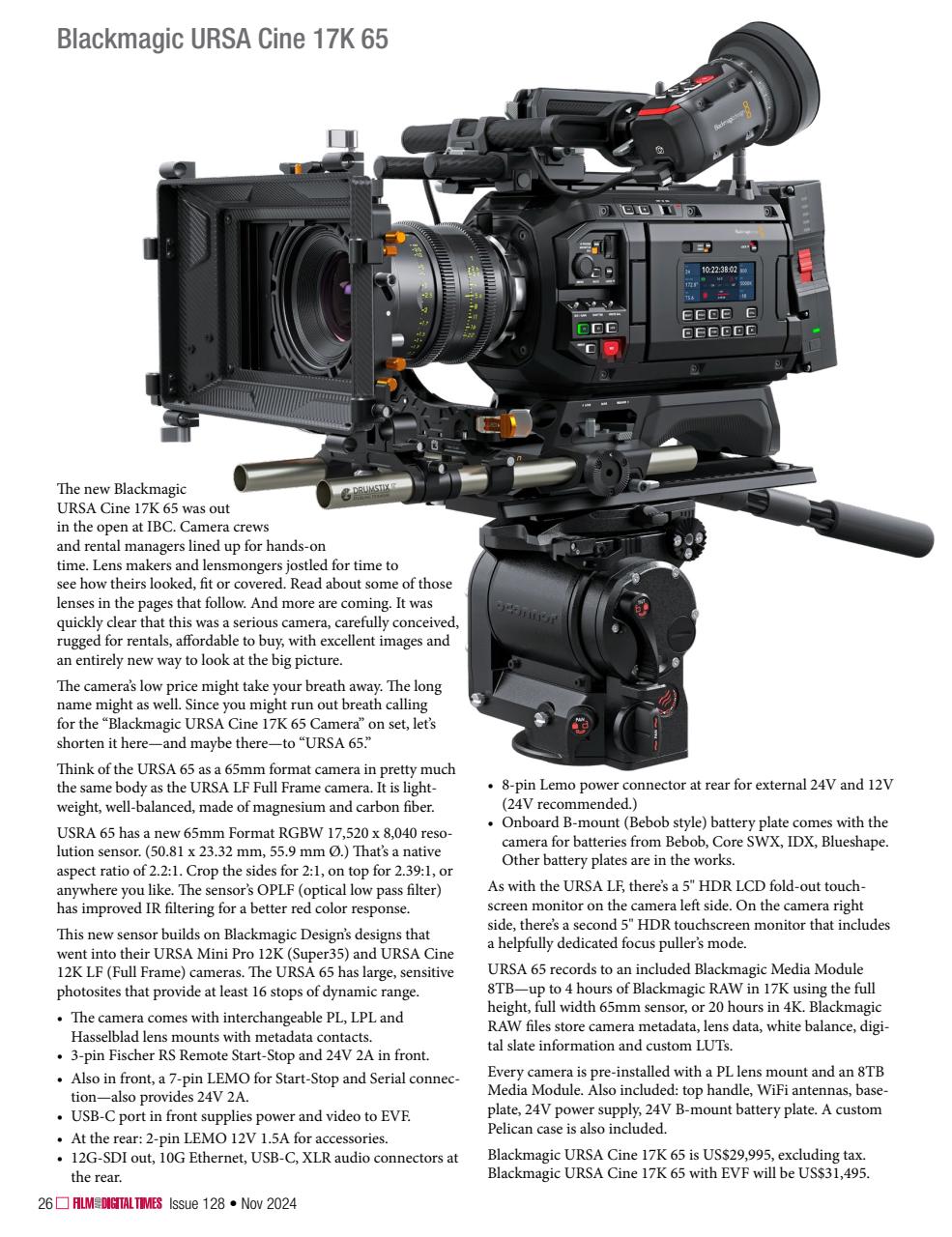 Film and Digital Times Preview Pages