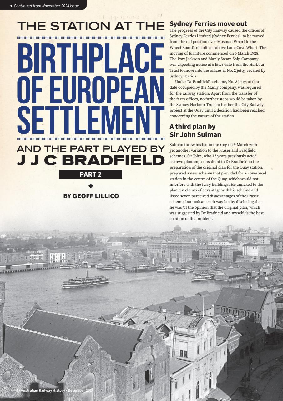 Australian Railway History Preview Pages