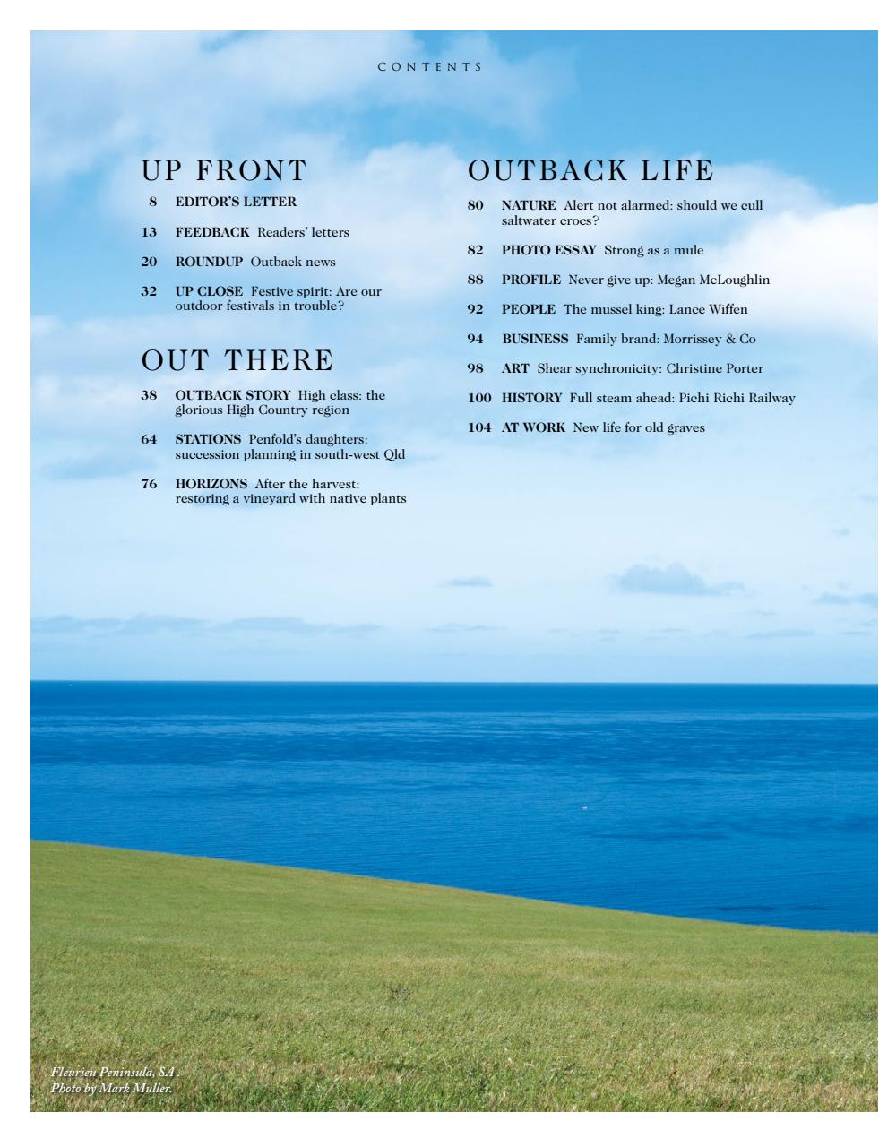 OUTBACK Magazine Preview Pages