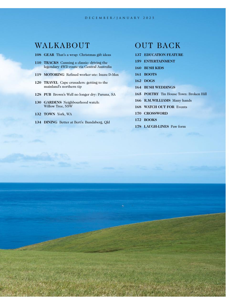 OUTBACK Magazine Preview Pages