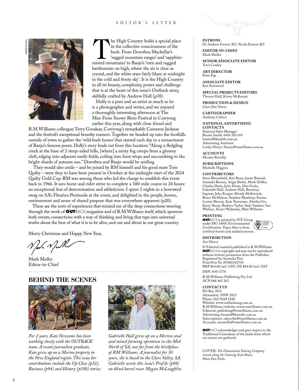 OUTBACK Magazine Preview Pages