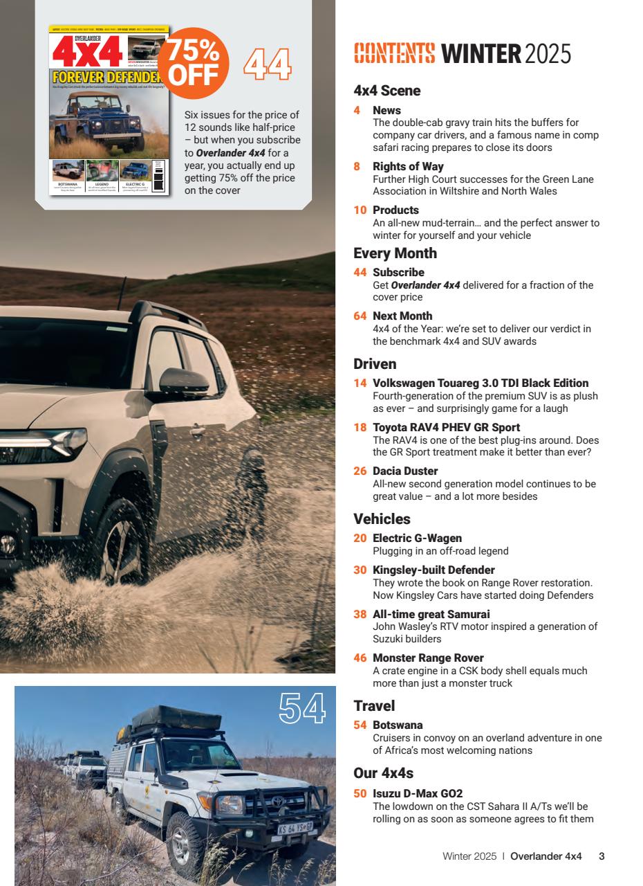 Overlander 4X4 Preview Pages