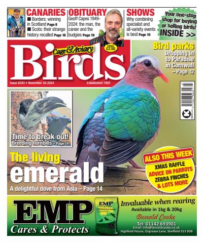 Cage & Aviary Birds issue 20-Nov-24
