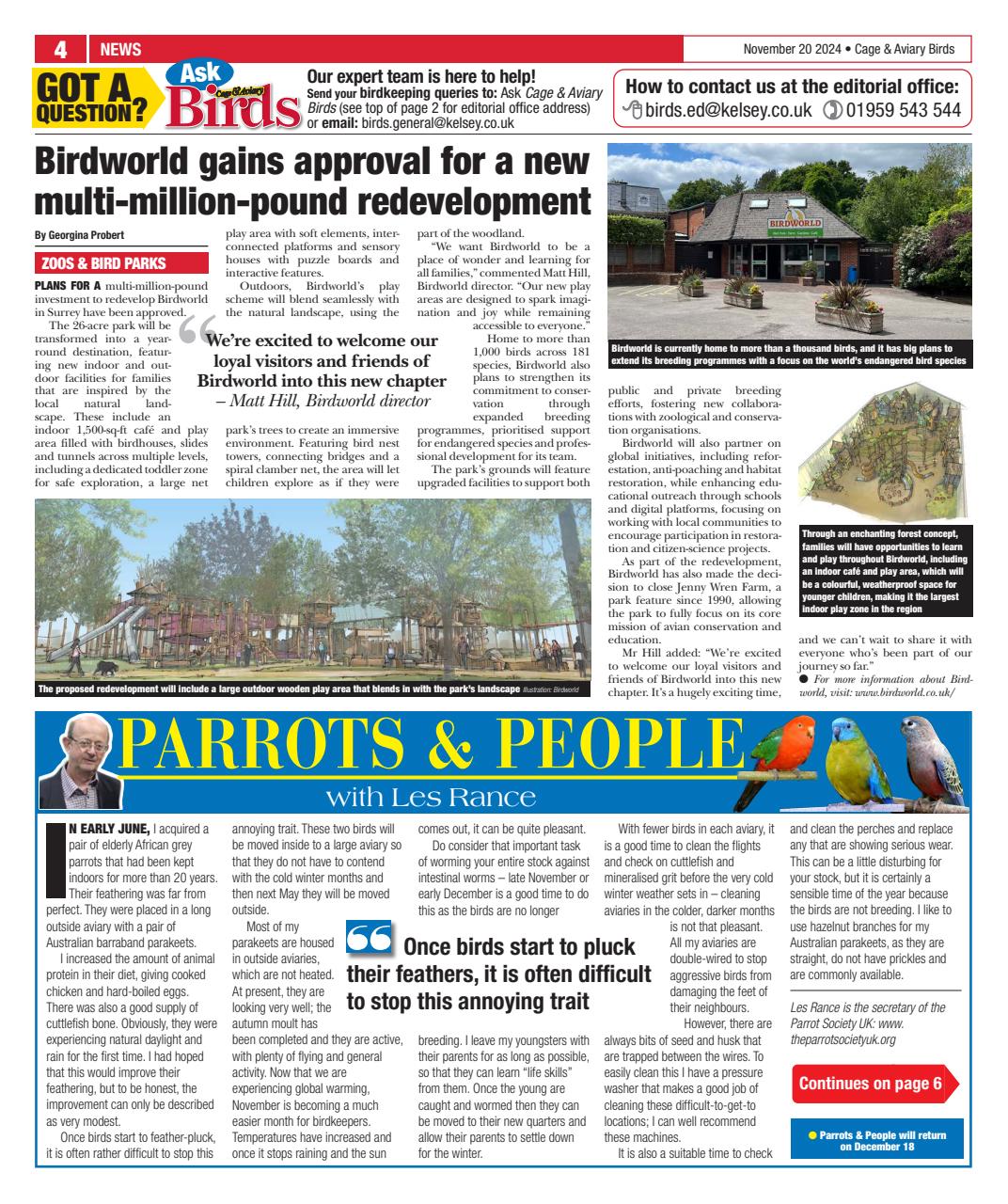 Cage & Aviary Birds Preview Pages