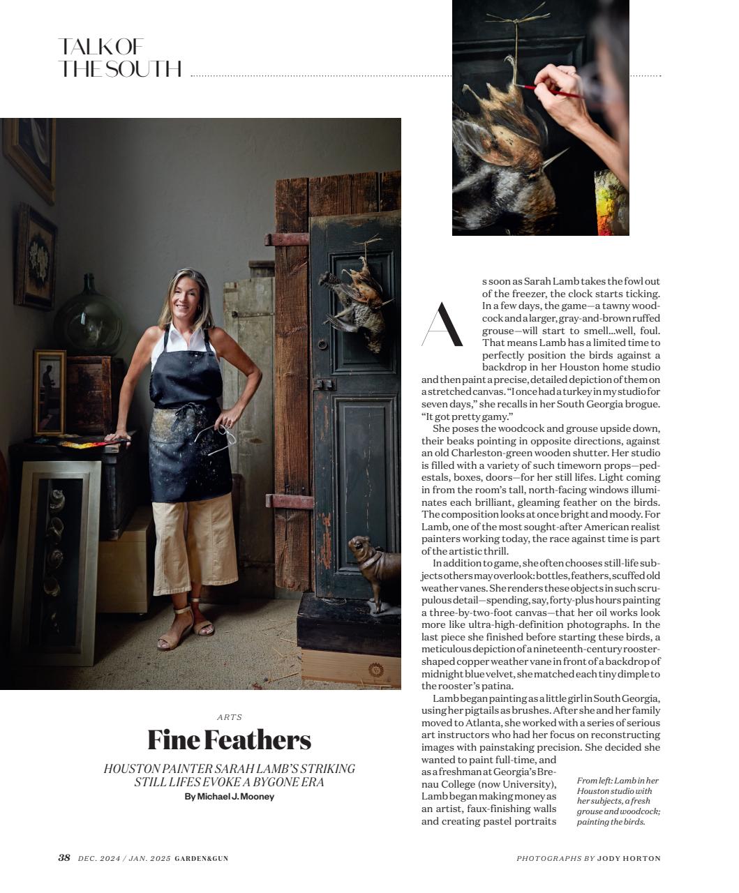 Garden and Gun Magazine Preview Pages