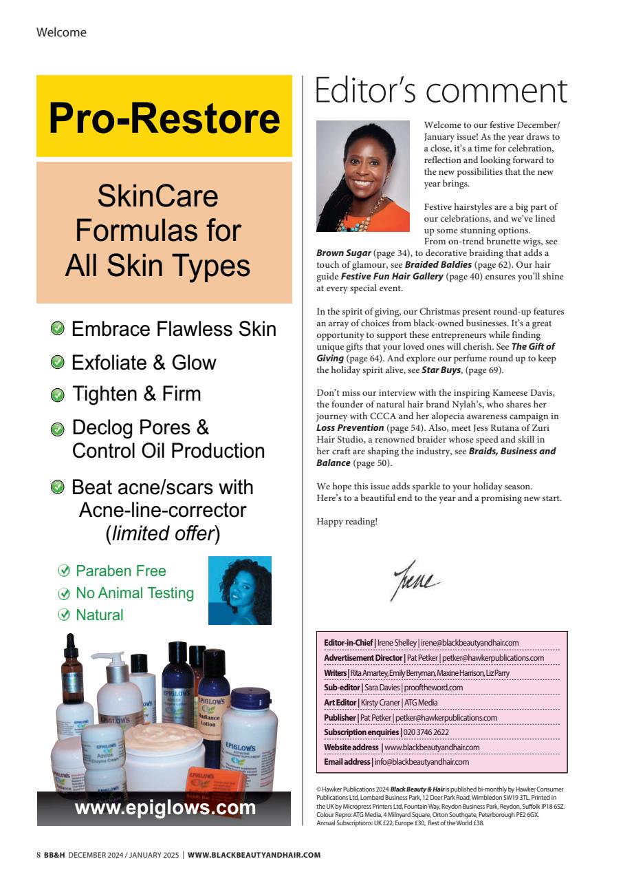 Black Beauty & Hair – the UK's No. 1 Black magazine Preview Pages