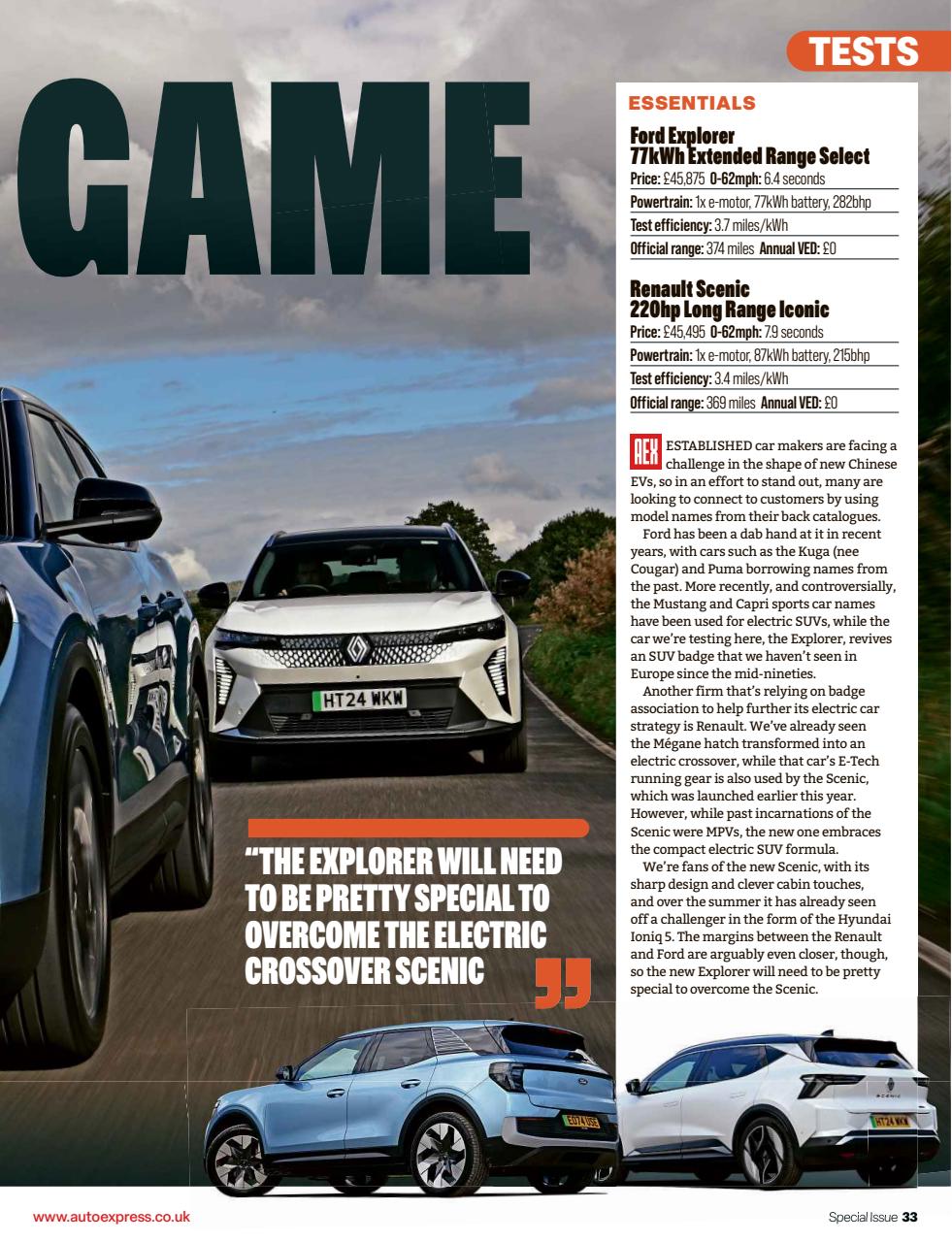 Auto Express Preview Pages