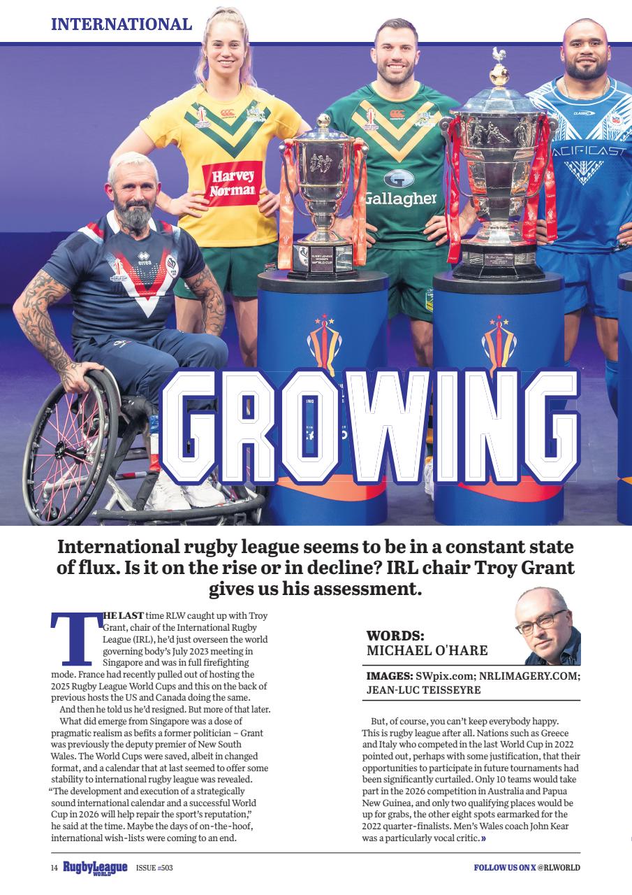 Rugby League World Preview Pages