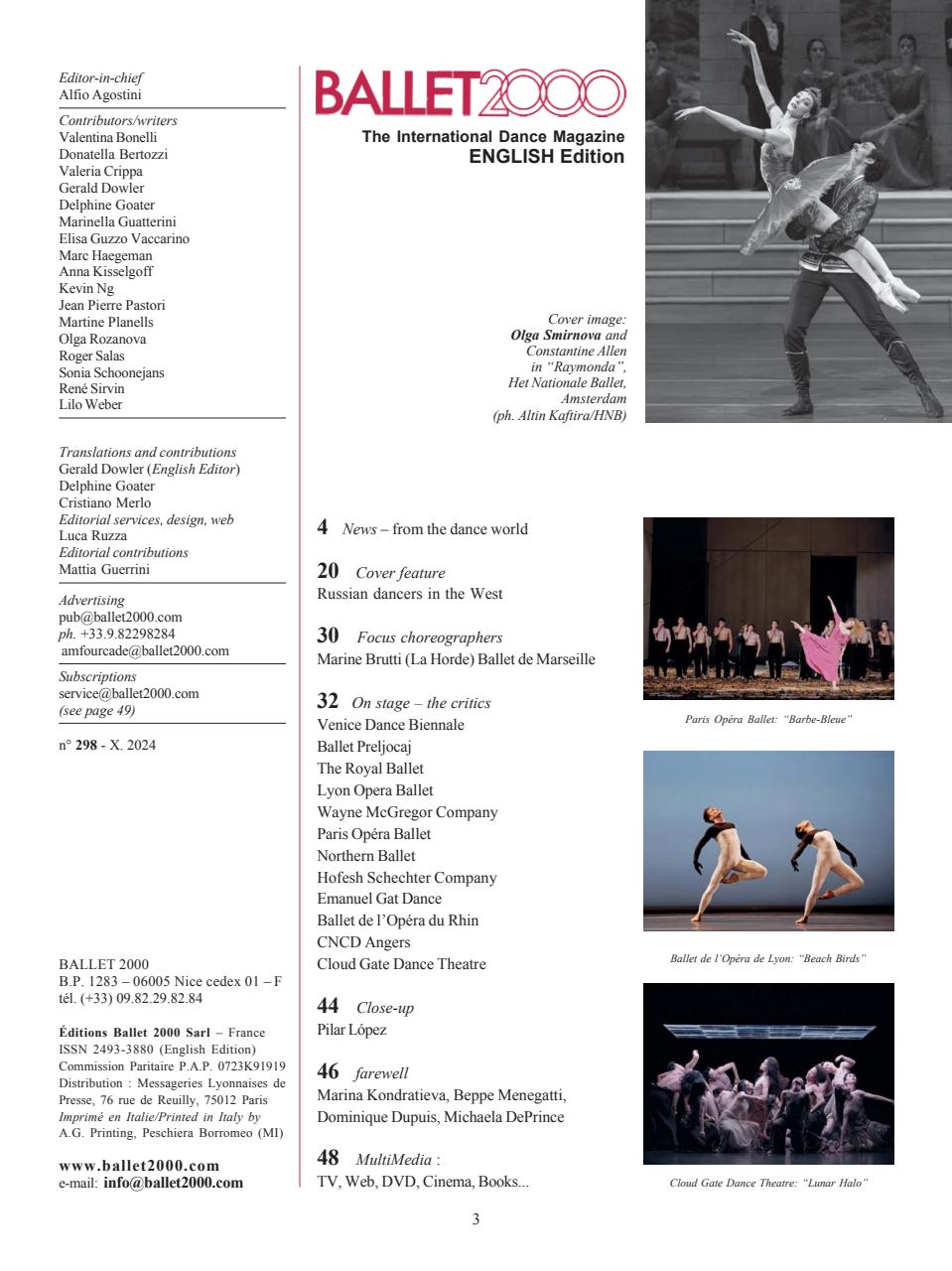 BALLET2000 English Edition Preview Pages