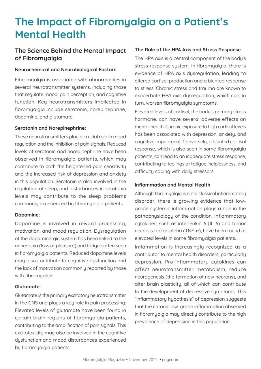 Fibromyalgia Magazine Preview Pages