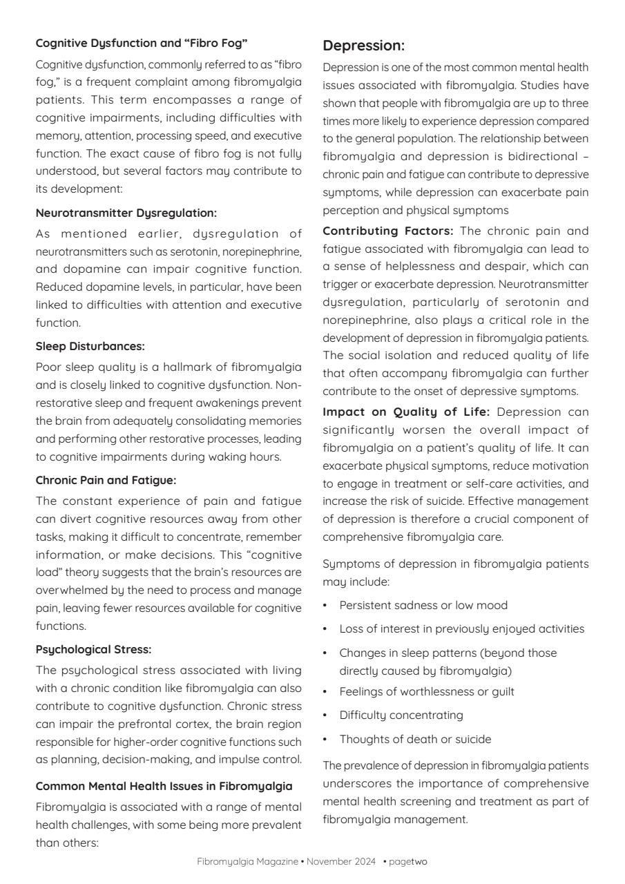 Fibromyalgia Magazine Preview Pages