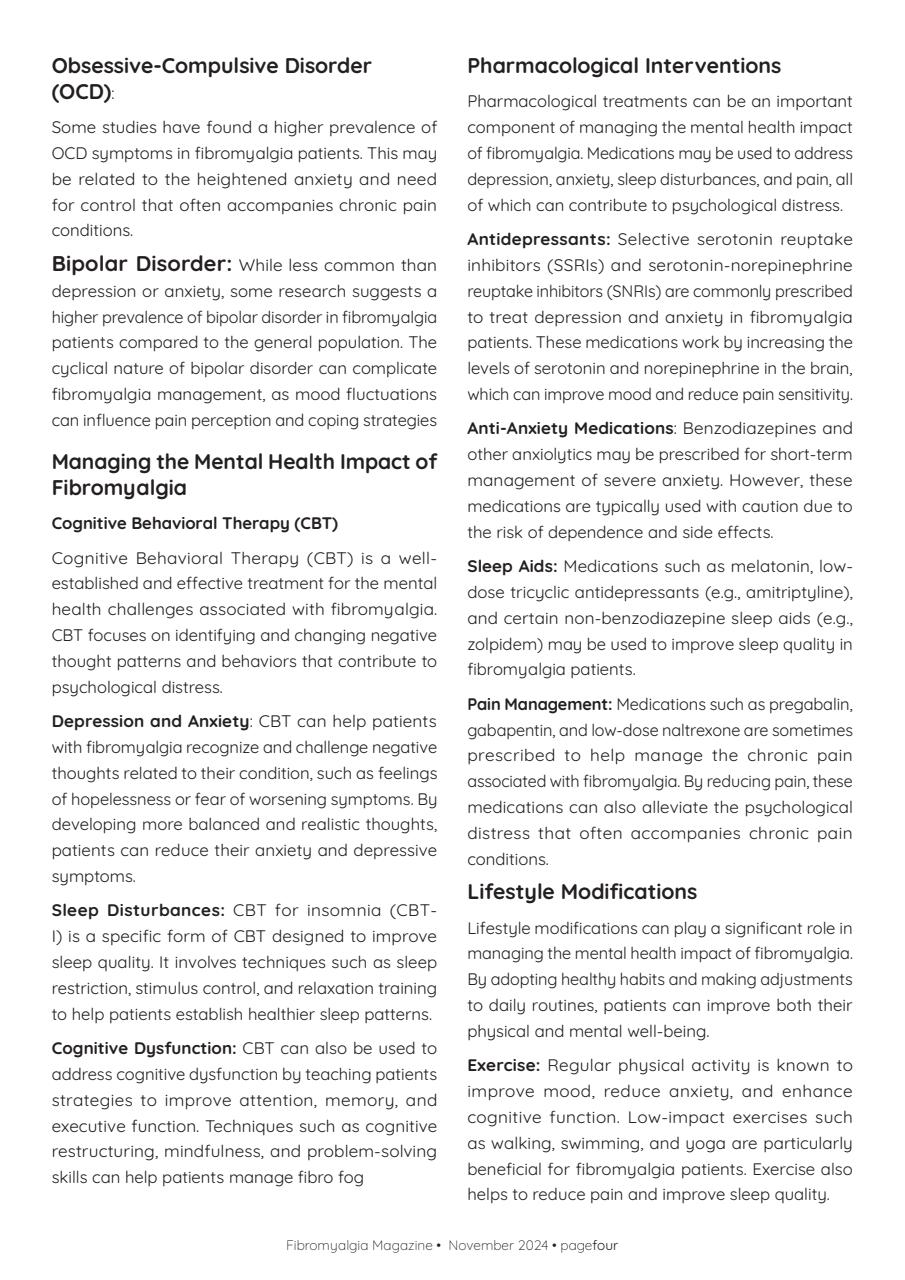 Fibromyalgia Magazine Preview Pages