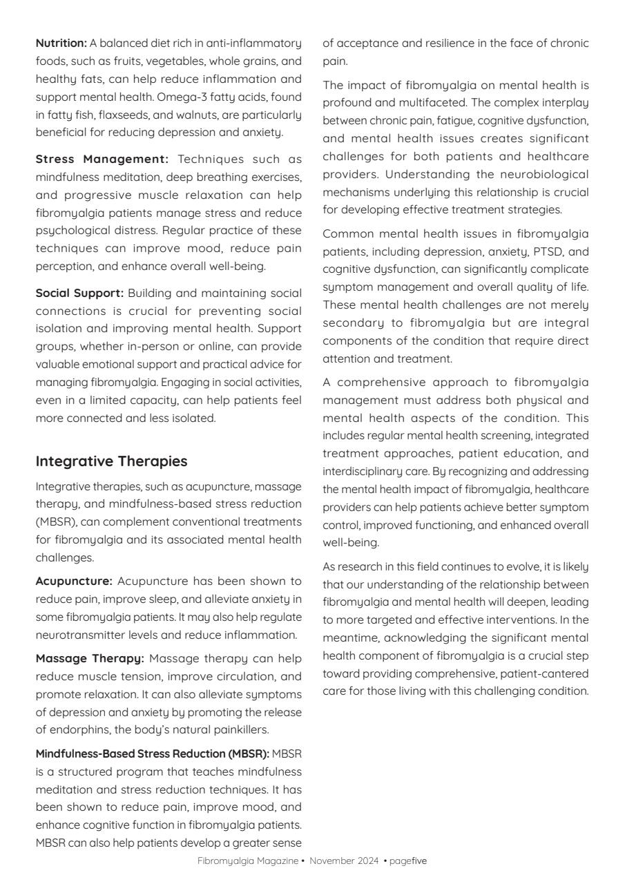 Fibromyalgia Magazine Preview Pages