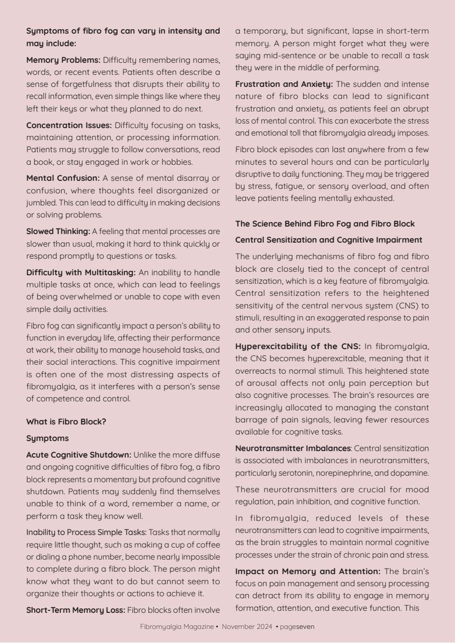 Fibromyalgia Magazine Preview Pages