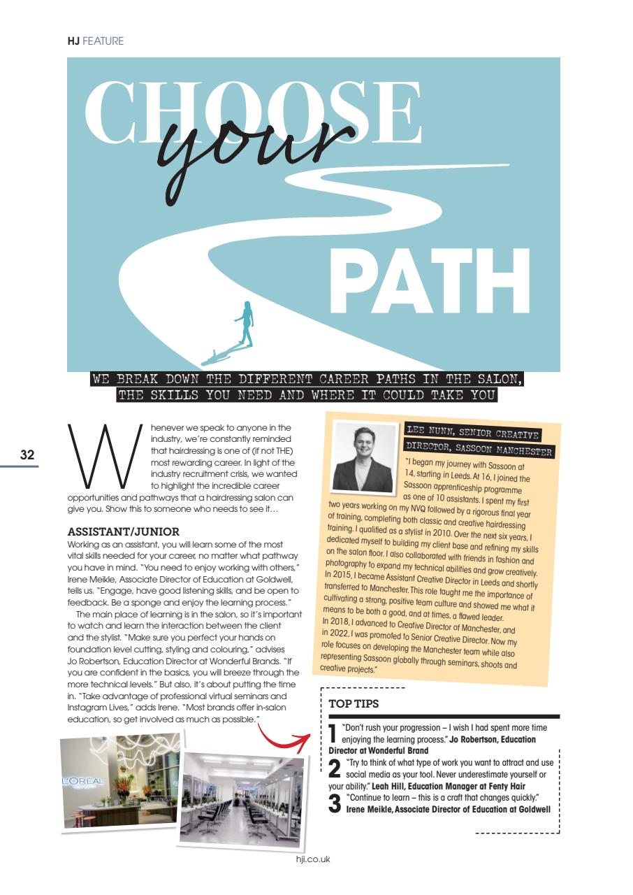 Hairdressers Journal Preview Pages