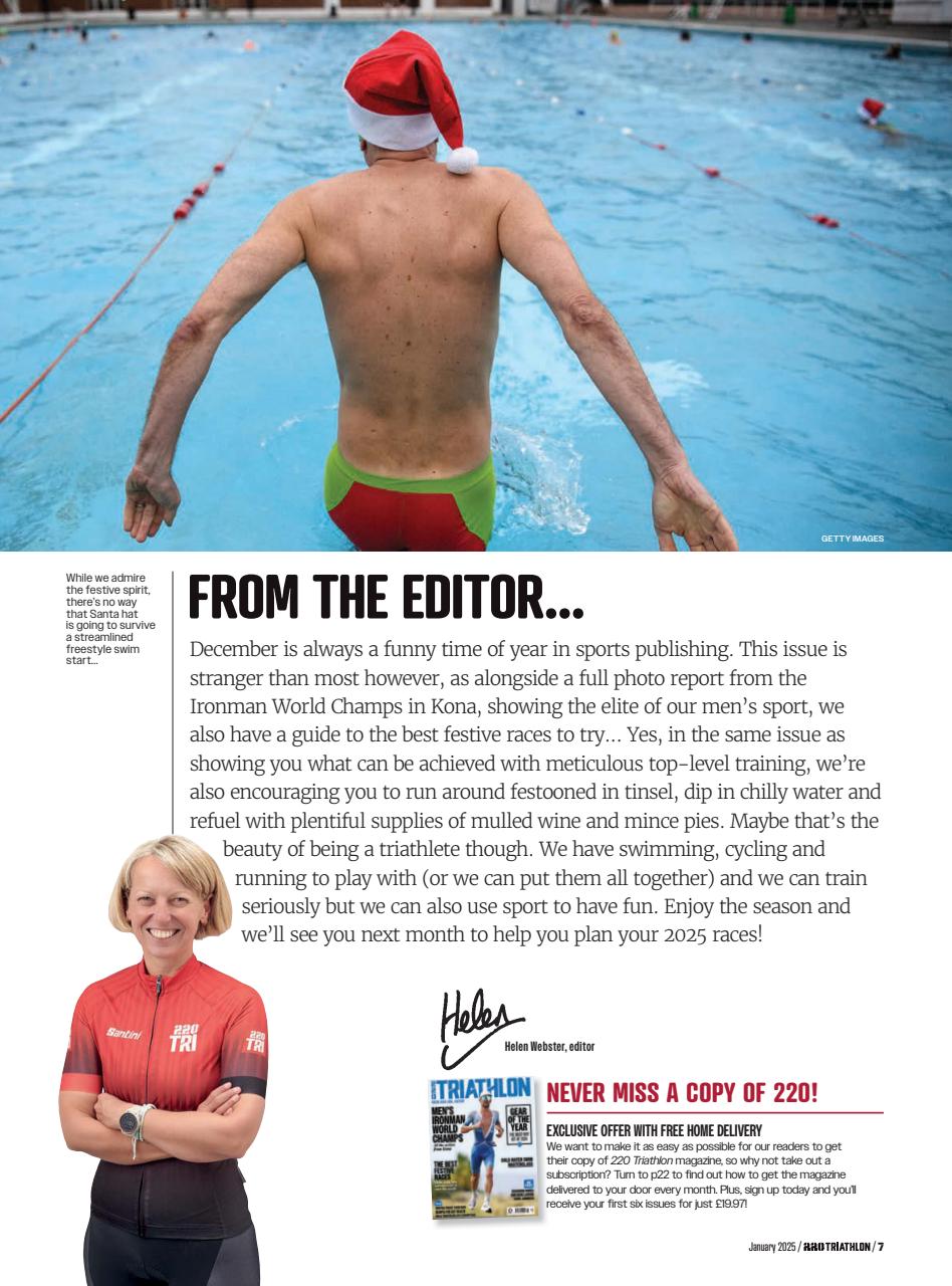 220 Triathlon Magazine Preview Pages