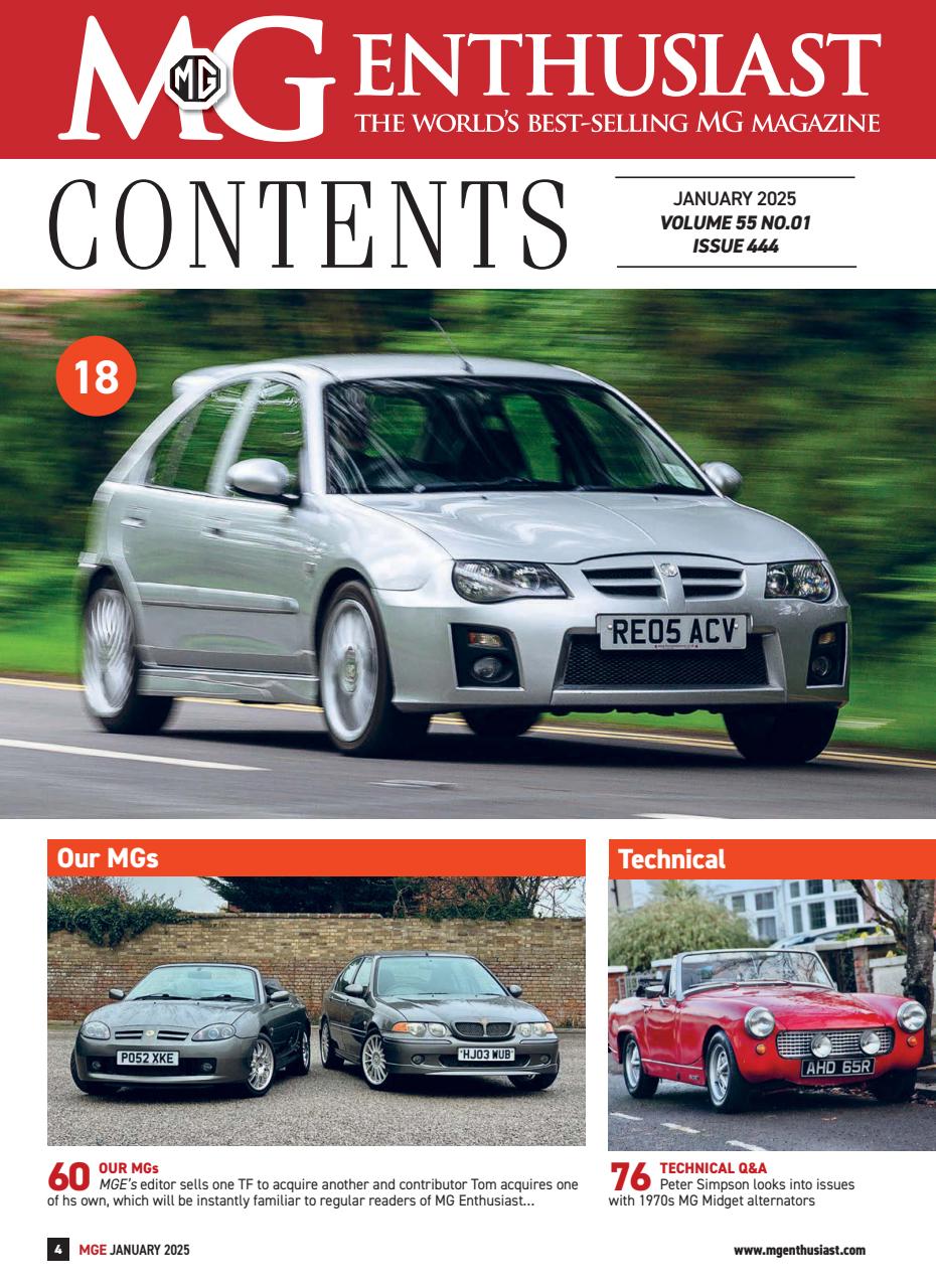 MG Enthusiast Preview Pages