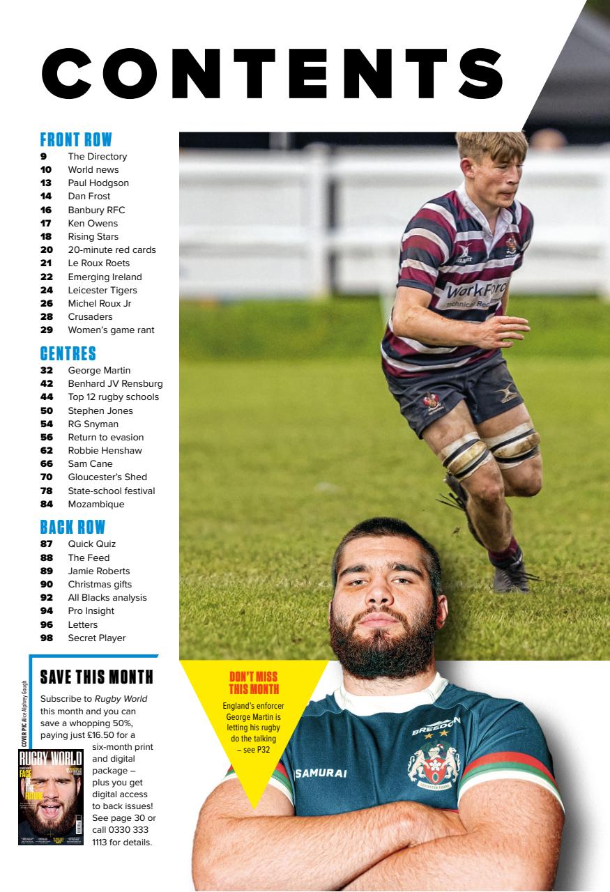 Rugby World Preview Pages