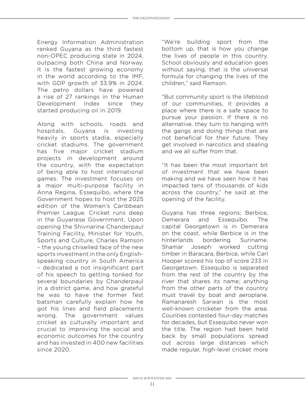 The Nightwatchman Preview Pages