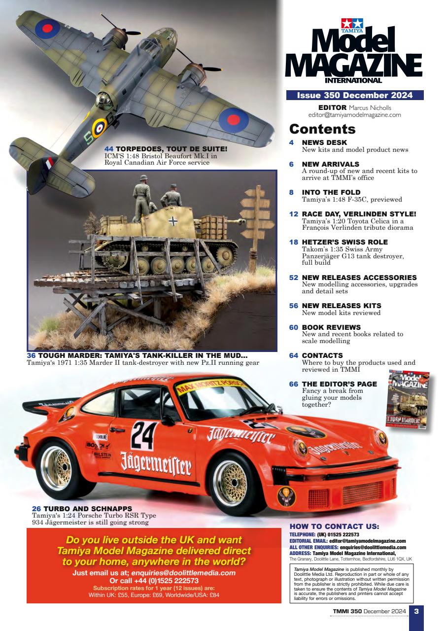 Tamiya Model Magazine Preview Pages