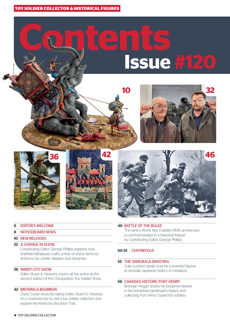 Toy Soldier Collector and Historical Figures Preview Pages