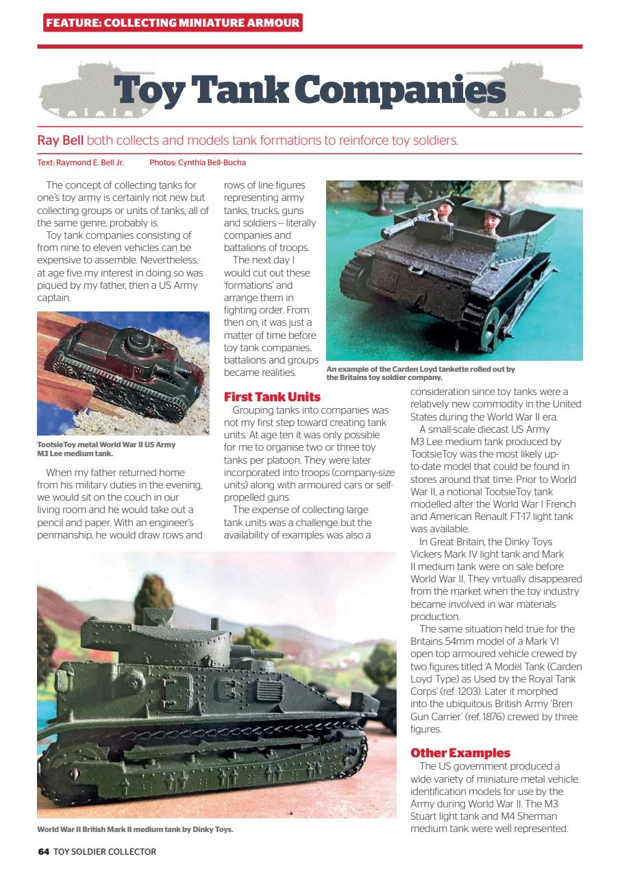 Toy Soldier Collector and Historical Figures Preview Pages