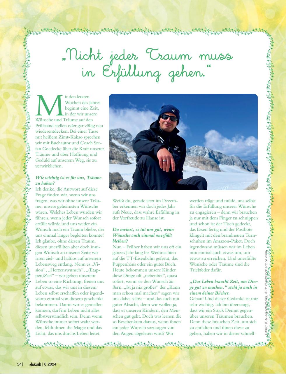 Auszeit Preview Pages