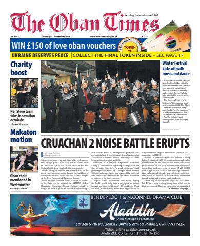 The Oban Times & Lochaber Times issue Thursday, November 21, 2024