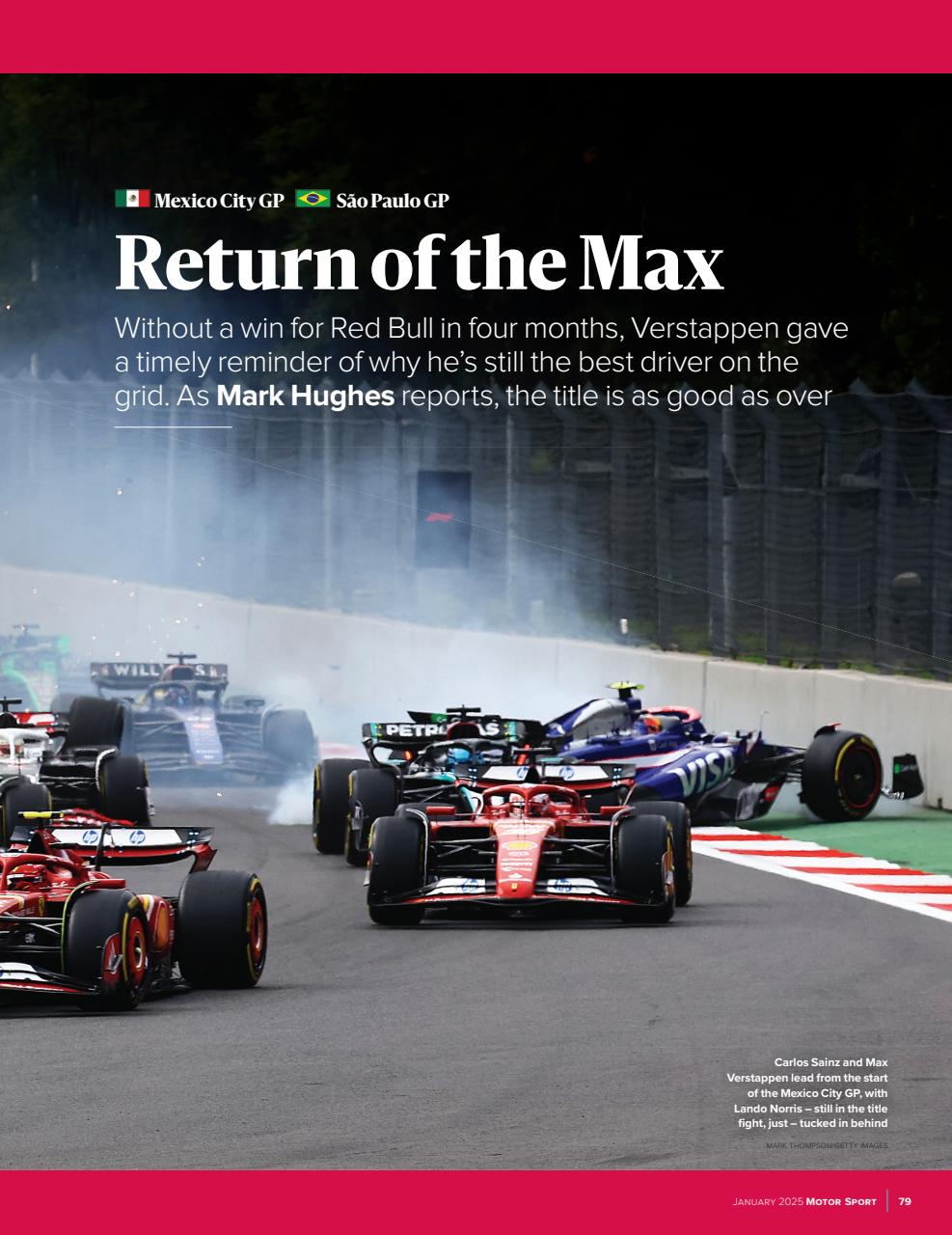 Motor Sport Magazine Preview Pages