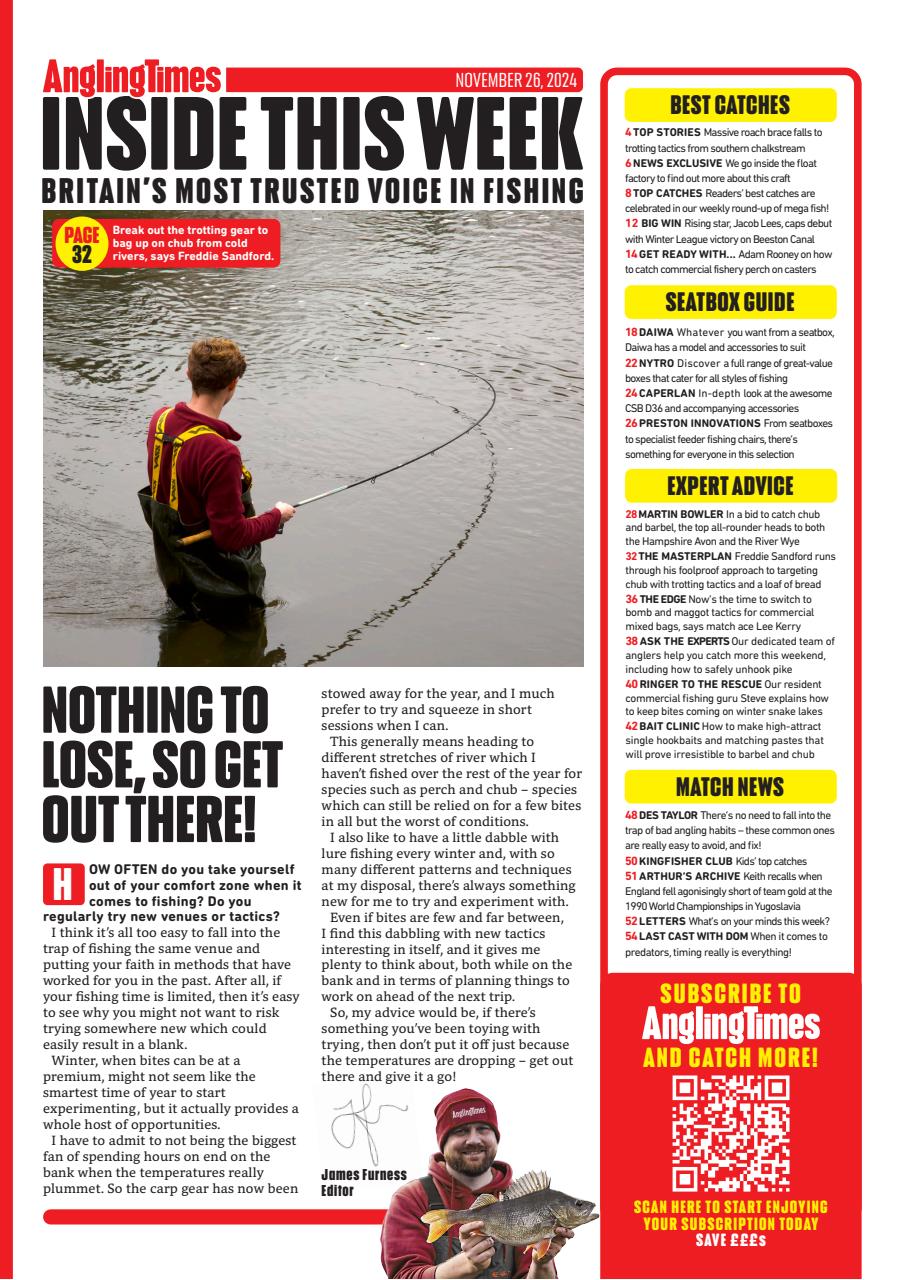 Angling Times Magazine 26Nov2024 Back Issue