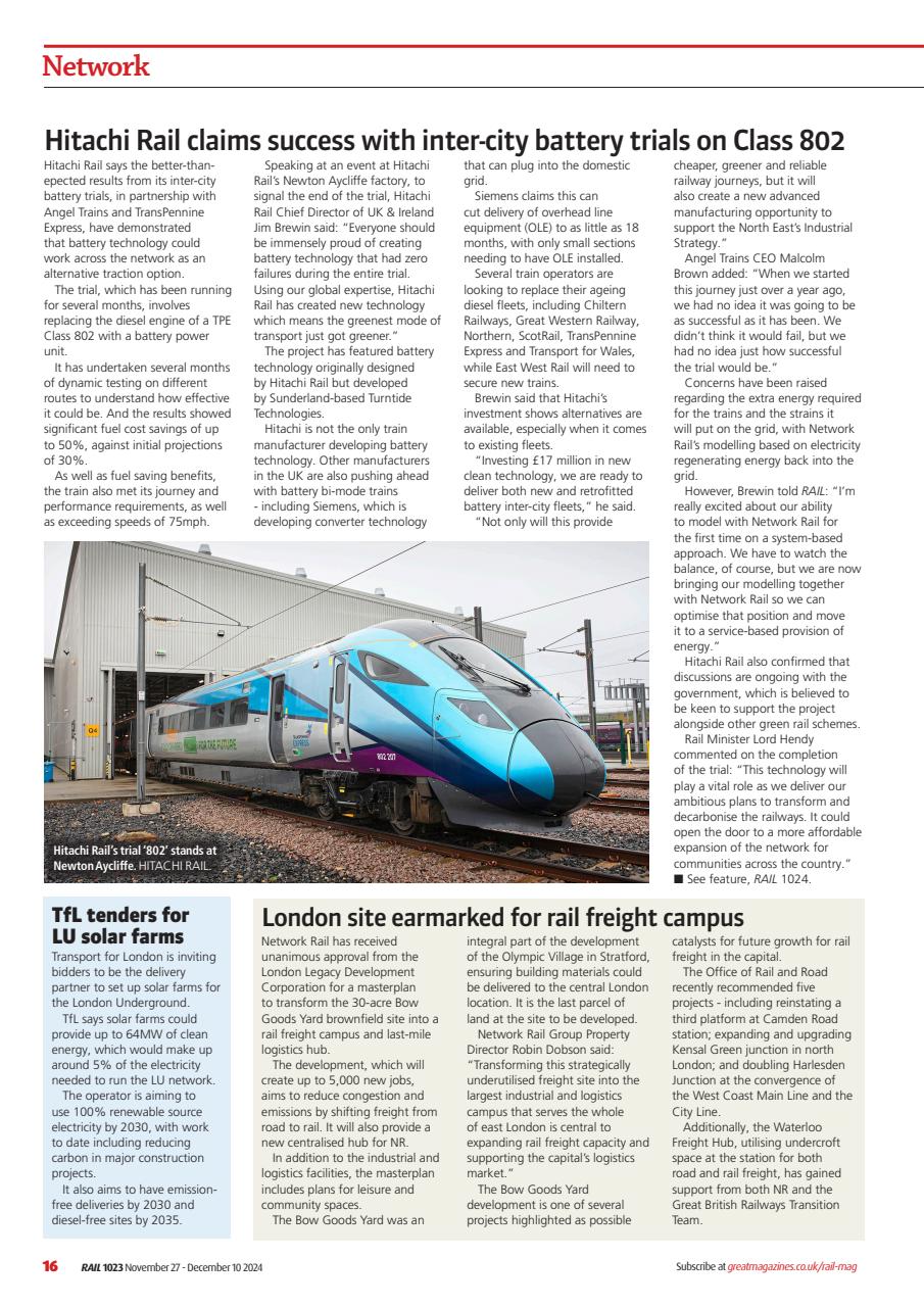 Rail Preview Pages