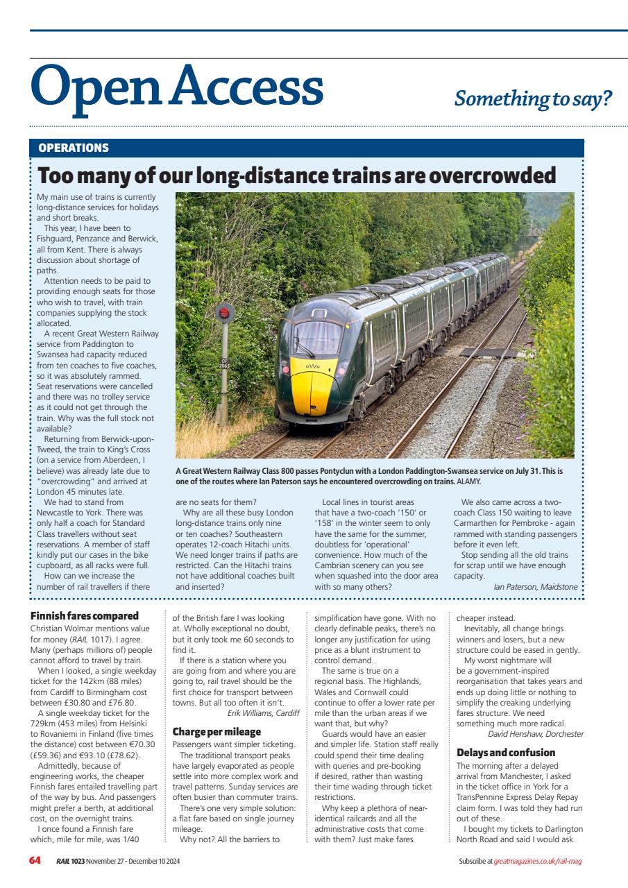 Rail Preview Pages