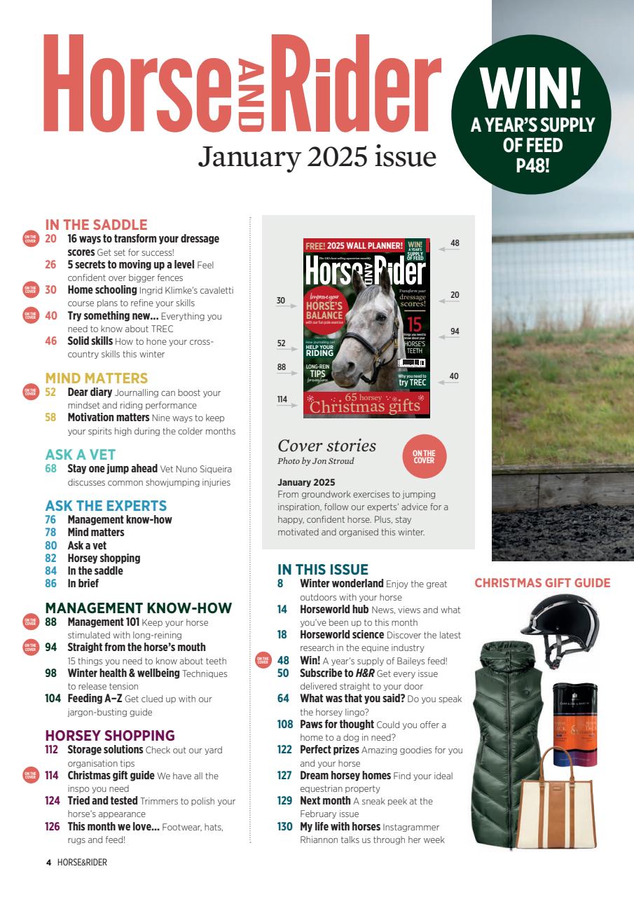 Horse&Rider Magazine - UK equestrian magazine for Horse and Rider Preview Pages